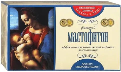 Чай Мастофитон Фильтр-пакеты 2г №20 произодства Здоровье нации ООО