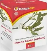 Чай Омела белая Упаковка 50г от Лекра-СЭТ