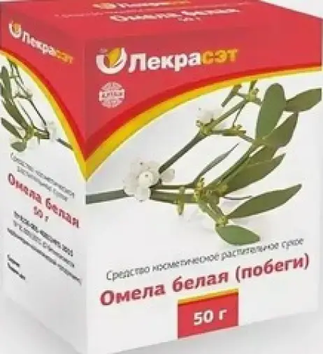 Чай Омела белая Упаковка 50г произодства Лекра-СЭТ