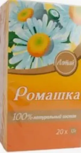 Чай Ромашка Фильтр-пакеты 1.5г №20 произодства Алтайский Кедр ЗАО