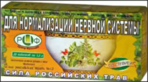 Чай Сила Российских трав №12 Для нормализ.нервн.сист.