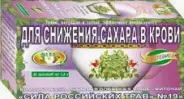 Чай Сила Российских трав №19 Для сниж.сахара в крови Фильтр-пакеты 1.5г №20 от АдонисФарм