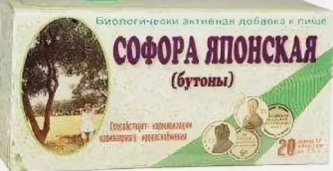 Чай Софора японская бутоны Фильтр-пакеты 1.5г №20 произодства СТ-Медифарм ЗАО