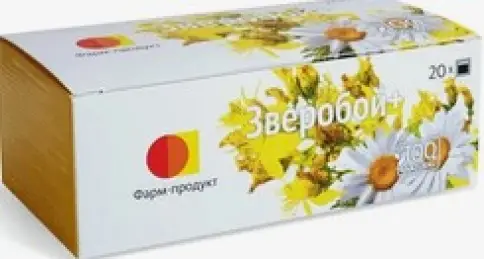 Чай Зверобой+ (с ромашкой) Фильтр-пакеты 1.5г №20 произодства Лекра-СЭТ