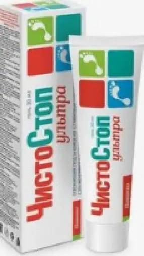 ЧистоСтоп Ультра 25% мочевин./ч.дерево/эвкал. Гель д/ног освеж. 30мл произодства ВИС ООО