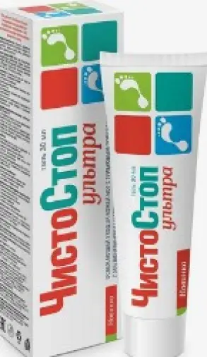 ЧистоСтоп Ультра 30% мочевина, масло чайного дерева Крем для ног 30мл произодства Не определен