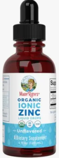 Цинк MaryRuths капли с органическим ионным цинком для младенцев Флакон с пипеткой 1мг/2мл (3 капли) 60мл произодства MaryRuths