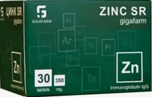 Цинк SR Таблетки 350мг №30 произодства Витамер ООО