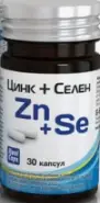 Цинк+селен Капсулы 315мг №30 в Видном от Лисфарма Видное Володарского