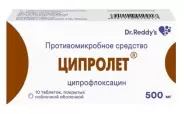 Ципролет Таблетки 500мг №10 от Магнит Аптека Кронштадтский б-р 30 Б