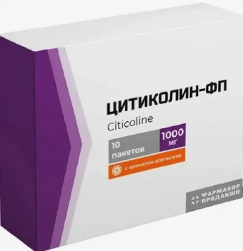 Цитиколин Порошок (апельсин) 1000 мг №10