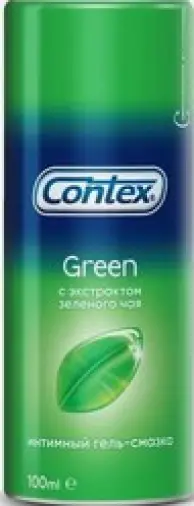 Contex (Контекс) Green гель-смазка с экстрактом зеленого чая
