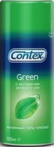 Contex (Контекс) Green гель-смазка с экстрактом зеленого чая Флакон 100мл произодства ЛРС Продактс Лтд