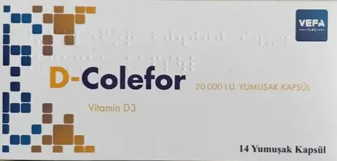 Д-Колефор D-Colefor Витамин Д3 Капсулы 20000МЕ №14