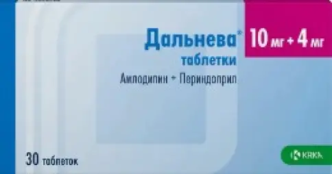 Дальнева Таблетки 10мг+4мг №30 произодства КРКА РУС