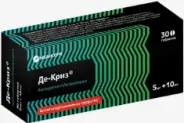 Де-Криз Таблетки 5мг+10мг №30 от ЗДОРОВ ру Славянский б-р