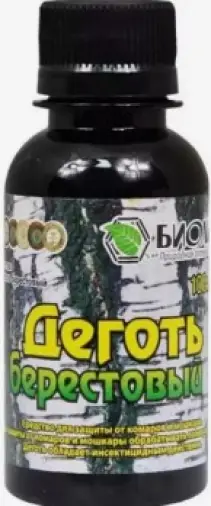 Деготь берёзовый Флакон 100мл произодства Биолит