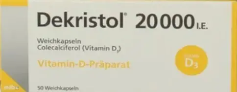 Декристол (вит.Д3) Капсулы 20000МЕ №50