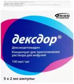 Дексдор Ампулы 100мкг/мл 2мл №10 от Орион Фарма