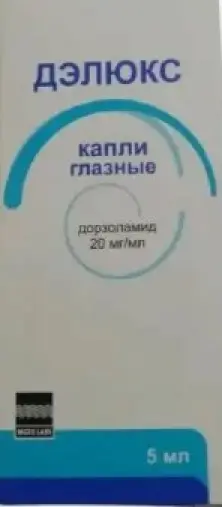 Дэлюкс капли глазные Флакон-капельница 20мг/мл 5мл №1 произодства Микро Лабс Лтд