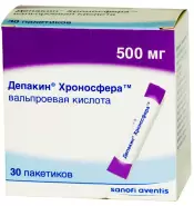 Депакин Хроносфера Гранулы 500мг №30 в Джанкое