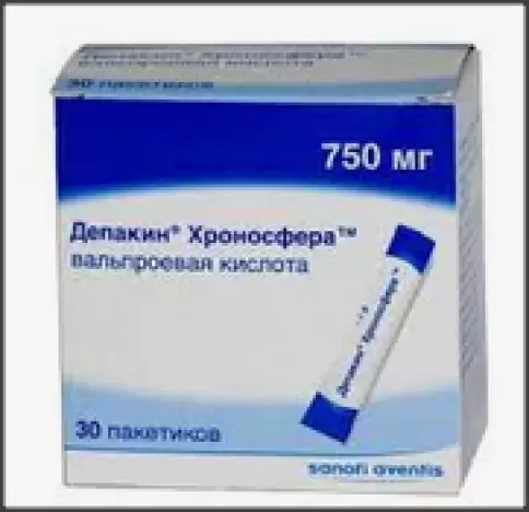 Депакин Хроносфера Гранулы 750мг №30 в СПБ (Санкт-Петербурге)