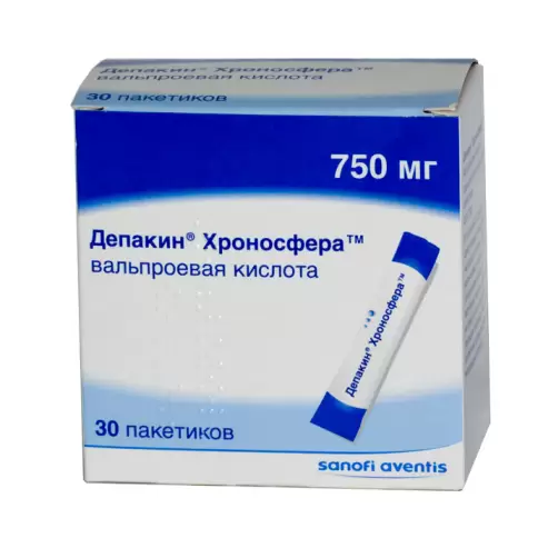 Депакин Хроносфера Гранулы 750мг №30 в Волгограде