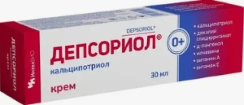Депсориол Крем Туба 30мл произодства Интелбио ООО