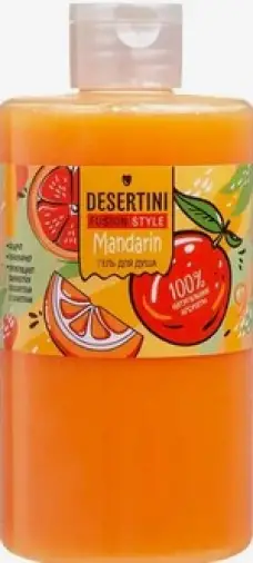 Десертини гель для душа Desertini Флакон (мандарин) 460мл