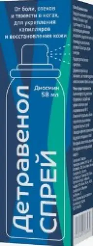 Детравенол спрей для ног от отеков, тяжести и дискомфорта Флакон 58мл произодства Арго-Фарм ООО