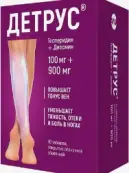 Детрус Таблетки п/о 100мг+900мг №60 от АВВА РУС ОАО