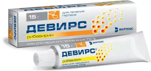 Девирс Крем 7.5% 15г произодства Вертекс ЗАО