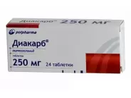 Аналог Ацетазоламид: Диакарб