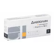 Диазолин Драже 100мг №10 в Ростове-на-Дону от Магнит Аптека Ростов-на-Дону 39-я линия 77 А