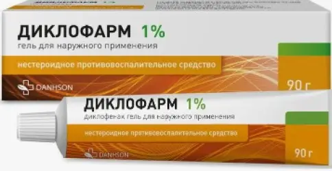 Диклофарм Гель 1% 90г произодства ВетПром Ад