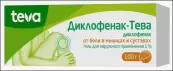 Диклофенак Гель 1% 100г от Ф. фабрика (Тула)