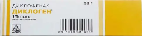 Диклоген Гель 1% 30г