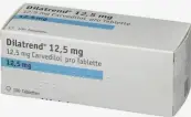 Дилатренд Таблетки 12.5мг №100 от Ф. Хоффманн-ля Рош Лтд.