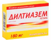 Дилтиазем ретард Таблетки 180мг №30 от Ромфарм Компани