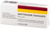 Дилтиазем ретард Таблетки 90мг №20 от Ланнахер Хайльмиттель