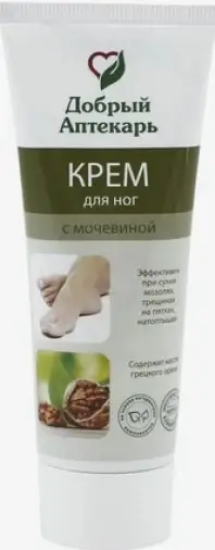Добрый аптекарь крем д/ног с мочевиной Туба 75мл произодства Эльфарма ООО