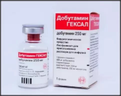 Добутамин Р-р д/инфузий 250мг 50мл №1 произодства Не определен