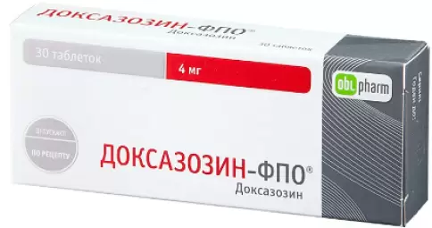 Доксазозин Таблетки 4 мг №30