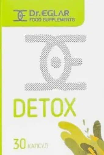 Доктор Эглар Детокс Капсулы №30 произодства Биотехнологии НПО