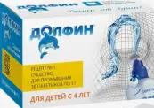 Долфин д/дет. комплекс для пром. носогл. фл.120мл+пак. 1г №30 от Долфин