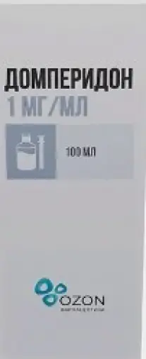 Домперидон Суспензия д/приёма внутрь 1мг/мл 100мл произодства Озон ФК ООО