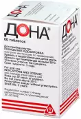 Дона Таблетки 750мг №60 от Роттафарм Лтд.