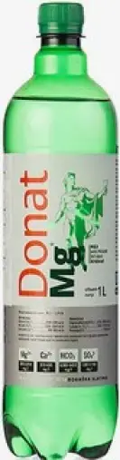 Донат Магния Donat Mg вода минеральная Бутылка п/э 1л произодства Дрога Колинска