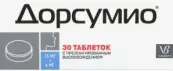 Дорсумио Таблетки пролонгир.действ. 15мг+6мг №30 от Валента Фарм ОАО