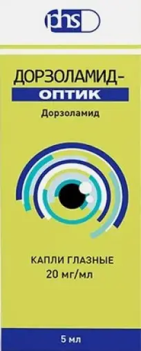 Дорзоламид Капли глазные 20мг/мл 5мл №1 произодства Фармстандарт ОАО